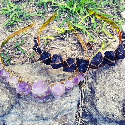 Quartz Crystal Wedding Crown