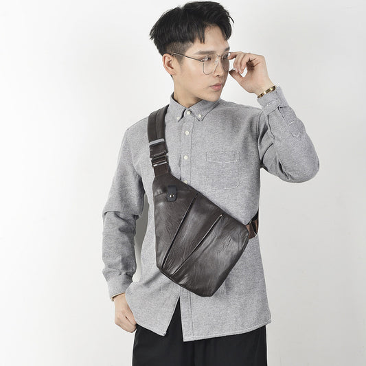 New Trendy Men's Anti-theft Chest Sports Bag