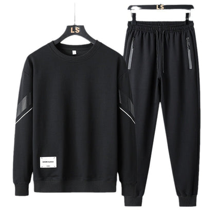 Men's Round Neck Sweater Pants Outfit