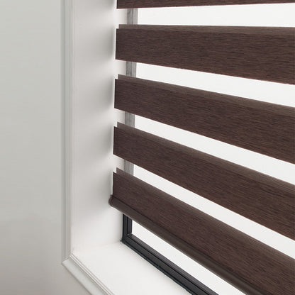 Soft Gauze Zebra Roll-Up Curtain Semi Shading