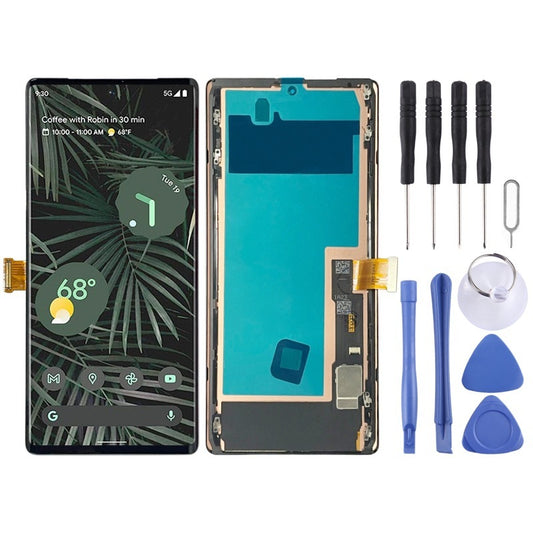 Google Pixel 6 Pro G8VOU OLED LCD Touch Assembly With Frame