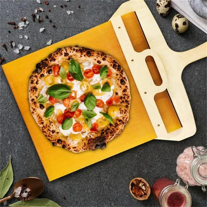 Sliding Pizza Shovel Non-Stick Cutting Board