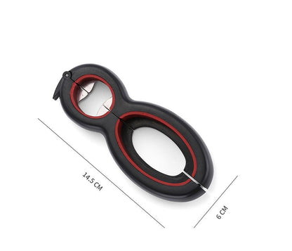 Multifunctional 6-in-1 Bottle and Can Opener
