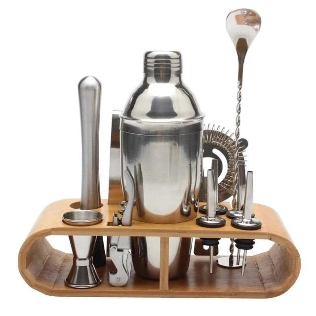 Stainless Steel Cocktail Shaker Ice Bucket Set