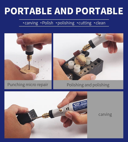 Small jade wood carving miniature grinding machine