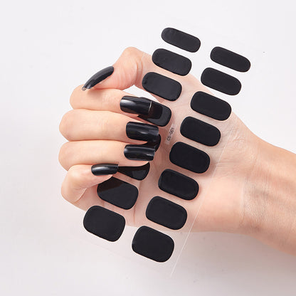 Nailart Sticker Pure Solid Color Self Adhesive