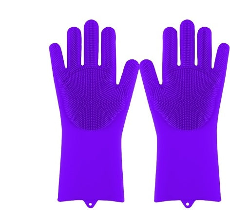 Silicone Heat-Resistant Scrubbing Gloves