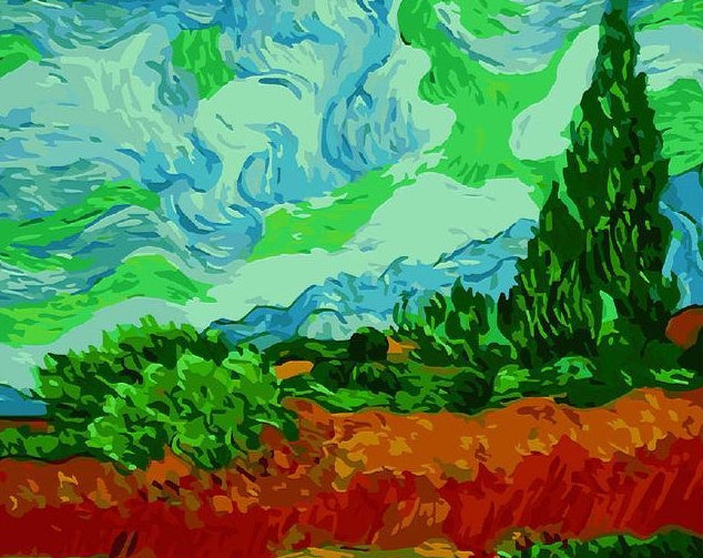 Best Pictures DIY Digital Oil Painting