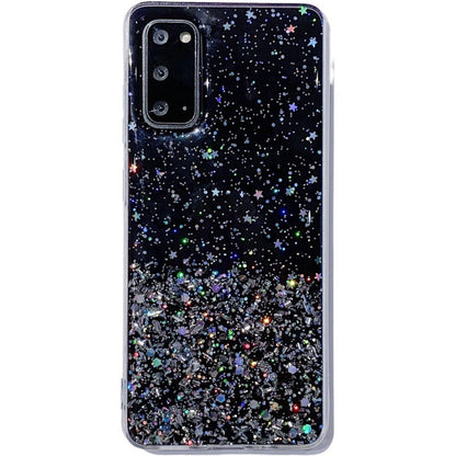 Starry Sky Silver Foil Epoxy Phone Case