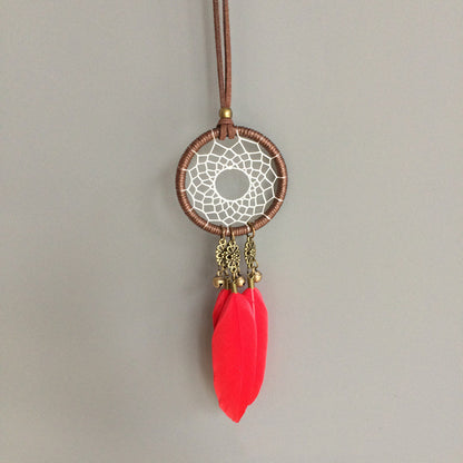 Feather Car Pendant Safety Accessory