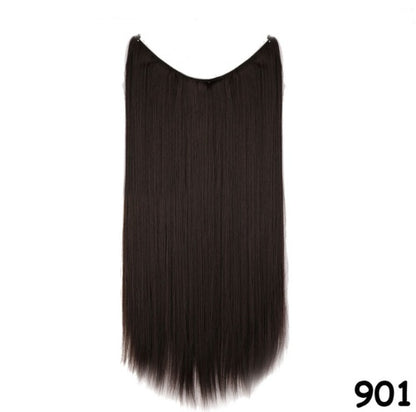 S-noilite 20" Invisible Wire Hair Extensions