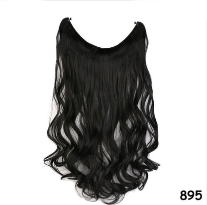 S-noilite 20" Invisible Wire Hair Extensions