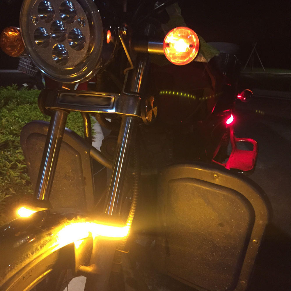 Two Color Motorcycle LED Turn Signal Ring