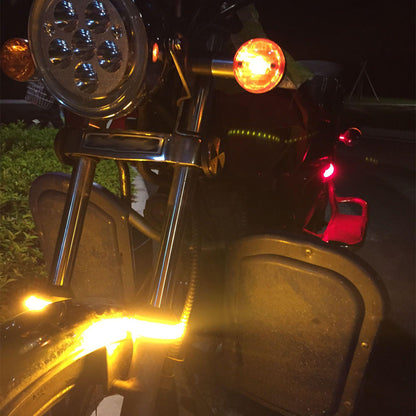 Two Color Motorcycle LED Turn Signal Ring