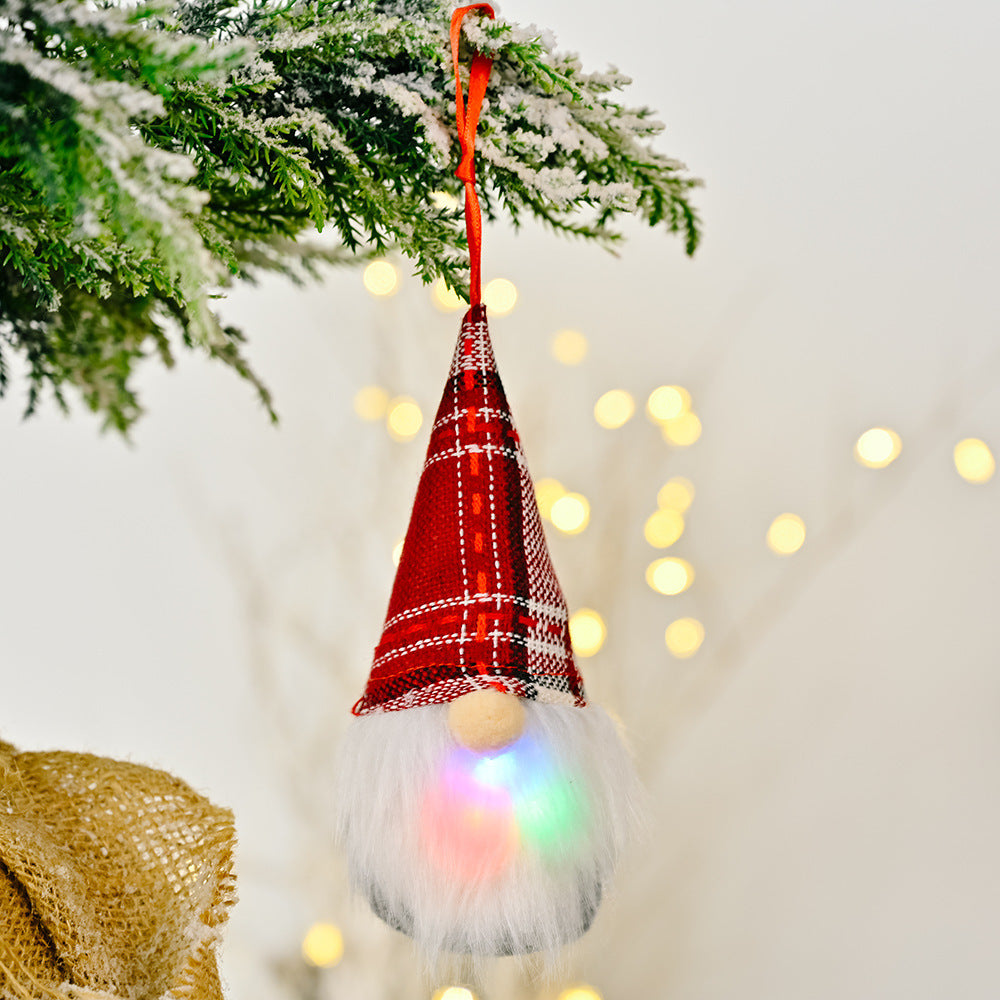 Christmas Knitted Pendant Decoration with Lights