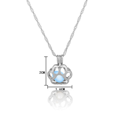 Animal night light necklace