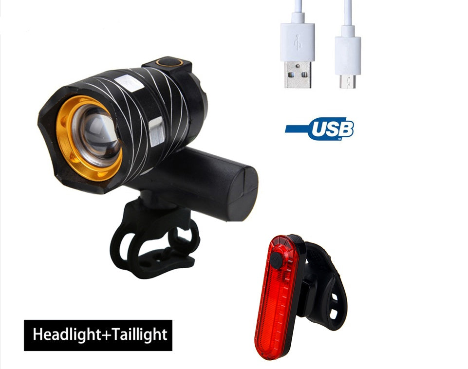 USB Rechargeable Bike Headlight