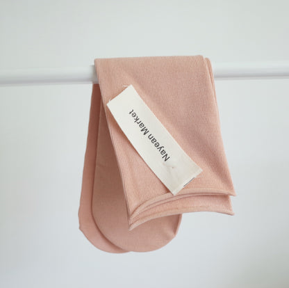 Candy Color Combed Cotton Tube Socks