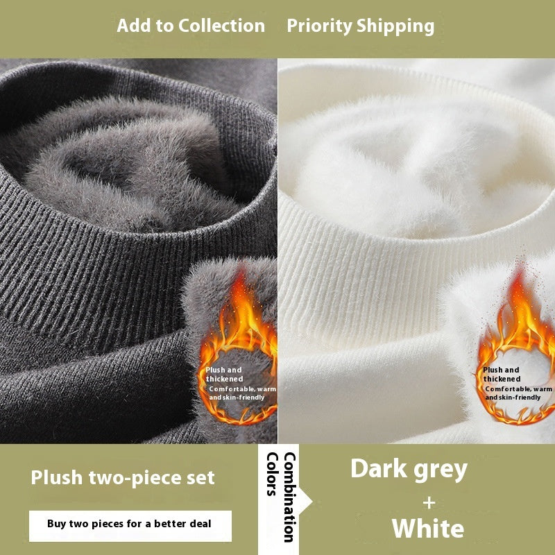 Men's Half High Neck Slim Fit Sweater