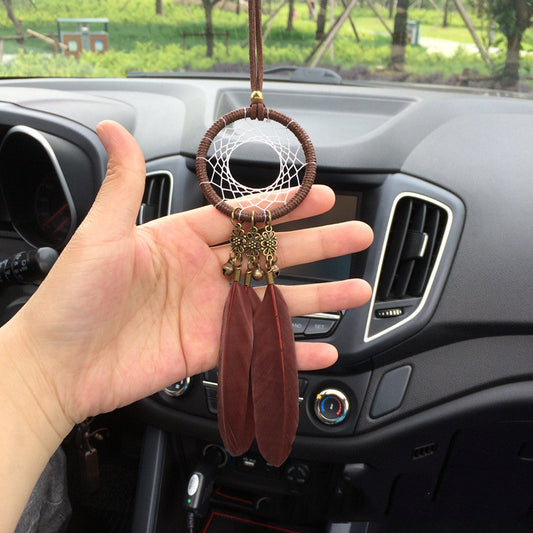 Feather Car Pendant Safety Accessory