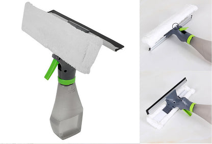 3 En 1 Multipropsito De Mano Cepillo De Limpieza De Coche Con Botella De Spray Botella De Ventana Para Hogar Para Cocina Limpiador De La Ventana
