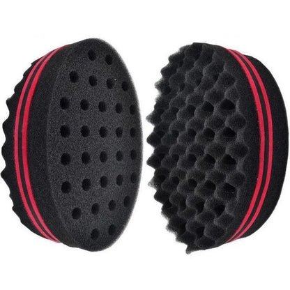 Wave-Shaped Sponge Hair Twist Brush