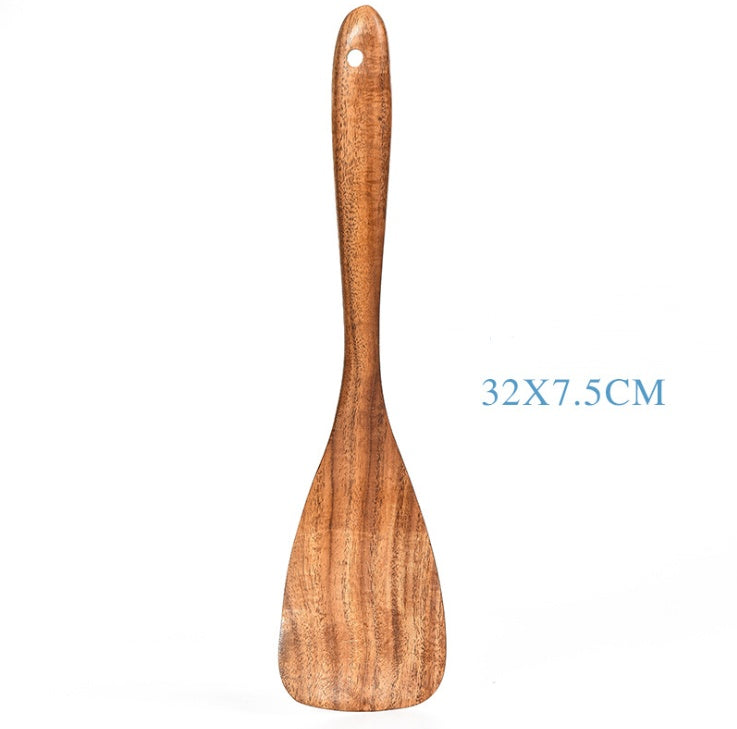 Teak Wood Cooking Utensil Set Kitchen Tools