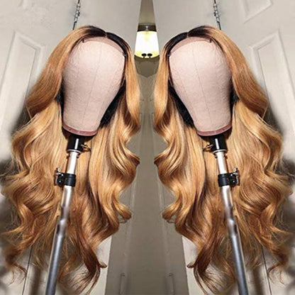 Long Curly European American Women's Wigs