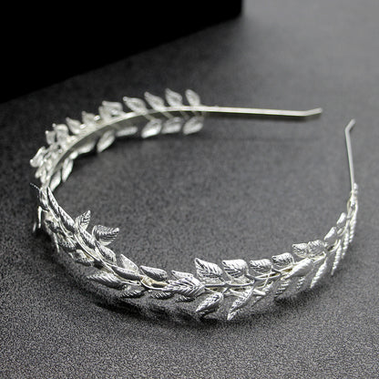 Golden Leaf Bridal Headband