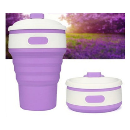 Collapsible Silicone Coffee Mug Travel Cup BPA-Free
