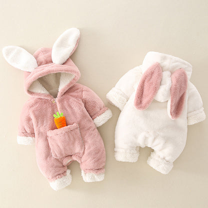 Cute super cute winter warm crawling suit
