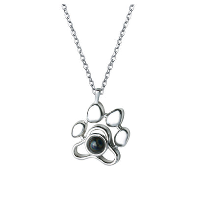 Stainless steel necklace keychain