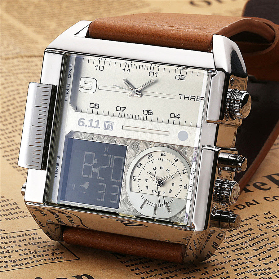 611 Date Countdown Waterproof Electronic Watch