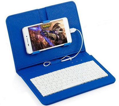 Ultra Thin Mobile Phone Bluetooth Keyboard Leather Case