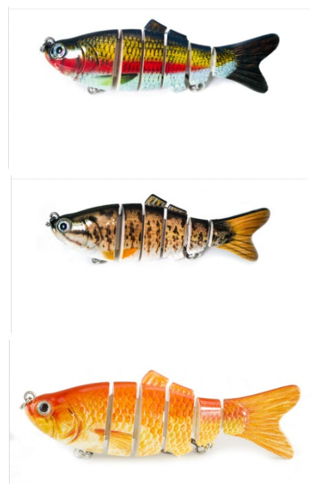 6-Segment Hard Fishing Lure – 10cm, 17g Shallow Water Bait