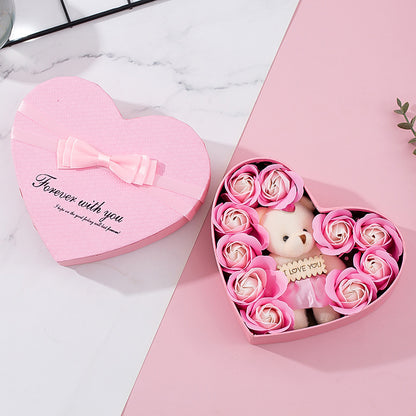 Heart-shaped Rose Red Gift Box for All Occasions
