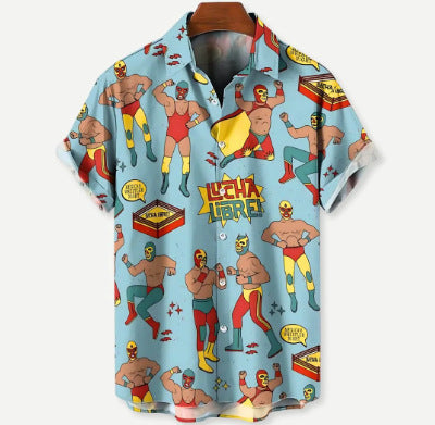 Men's 3D Printed Hawaiian Shirt Summer Vacation