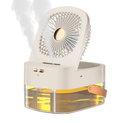 Mini Air Cooler Humidifying Spray Fan USB
