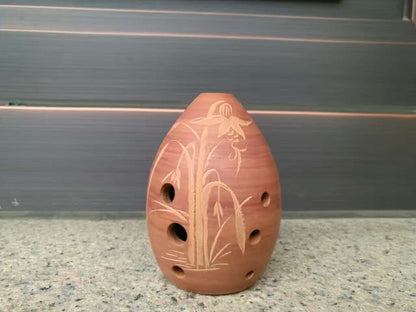 Seven Star Ancient Xun - Eight Hole Pear-Shaped Taoxun