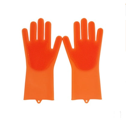 Silicone Heat-Resistant Scrubbing Gloves