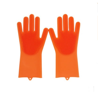 Silicone Heat-Resistant Scrubbing Gloves