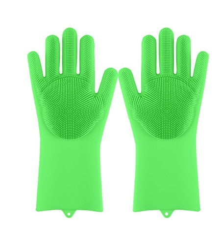 Silicone Heat-Resistant Scrubbing Gloves