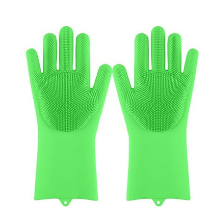 Silicone Heat-Resistant Scrubbing Gloves
