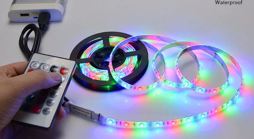 شريط إضاءة LED مرن ساطع مقاوم للماء مصباح شريطي للديكور المنزلي