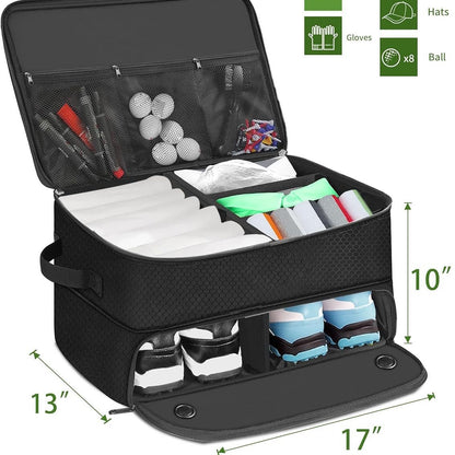 Golf Trunk Storage Box Waterproof Car Golf Locker Car Storage Bag
