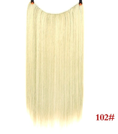 24" Invisible Wire Synthetic Hair Extensions