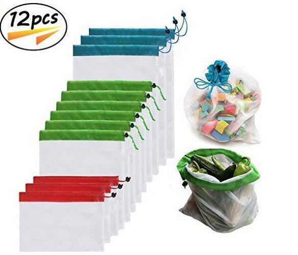 Multi-functional Mesh Fruit & Vegetable Bag Set