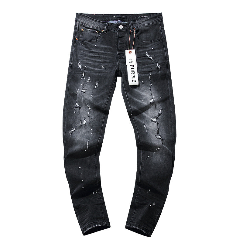 American High Street Patch Retro Straight Jeans