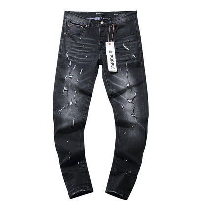 American High Street Patch Retro Straight Jeans