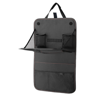 Car Seat Back Organizer with Foldable Tray